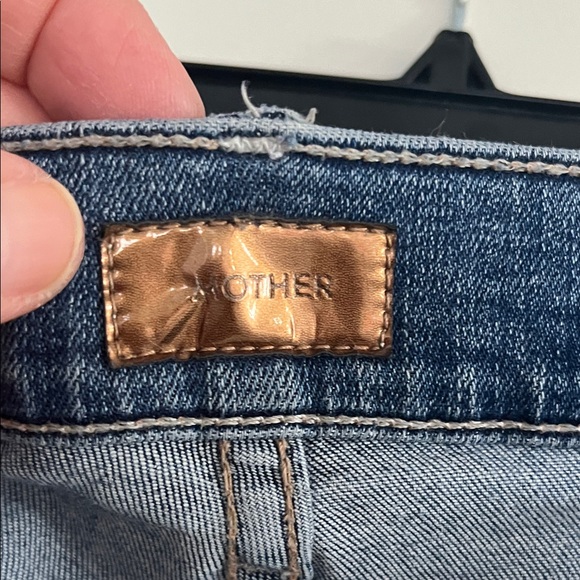 MOTHER Dark Blue Flare Jeans - Picture 3 of 6